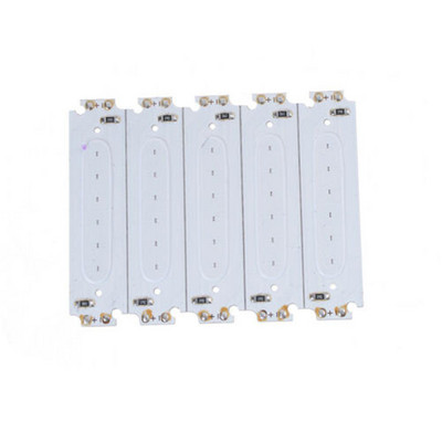 10db fém 10x 60*15mm 2w-os COB LED négyzetcsíkos lámpagyöngy csip DIY DC 12V