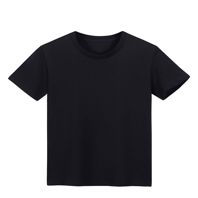 Καλοκαιρινό γυναικείο μπλουζάκι Μαύρο κλασικό γυναικείο μπλουζάκι μόδας με μοτίβο μαργαρίτας Σειρά εκτύπωσης με λαιμόκοψη γυναικεία κοντομάνικα μπλουζάκια Γυναικεία ρούχα