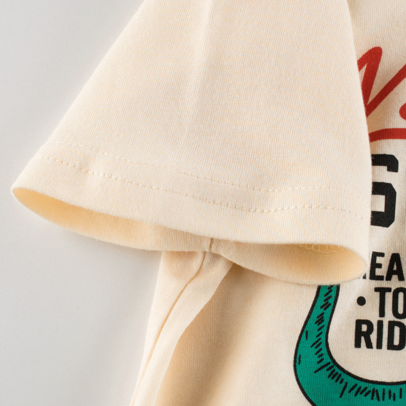 2-8T dinozaurų marškinėliai berniukams, mažiems vaikams, vasariniai drabužiai trumpomis rankovėmis medvilniniai marškinėliai, madingi marškinėliai, vaikiška apranga