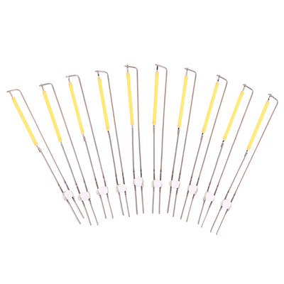 10 db 3v-os led izzólámpa részek meleg fehér kerámia ponthegesztő izzószálas vezetékes lámpa izzószálas led dióda részleges izzó chip