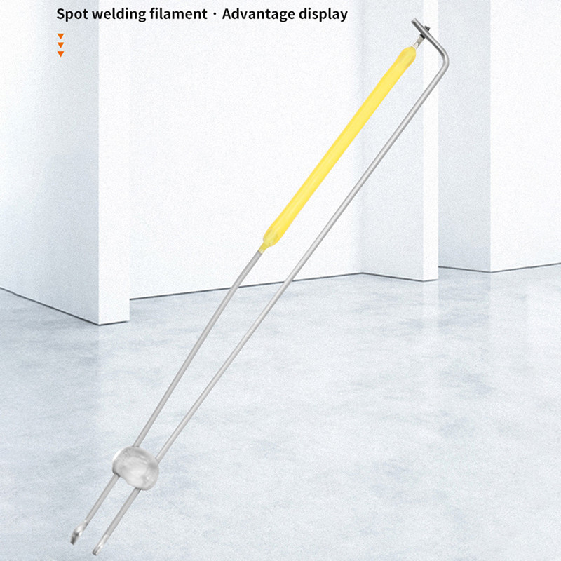 10 buc. Piese de bec cu filament LED 3v, alb cald, din ceramică, filament de sudare, lampă cu filament, diodă cu led, cip bec parțial