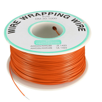 0,58mm Wire OD 200M 250M Electrical Wire Wrepping Wire Tin επιμεταλλωμένο χάλκινο καλώδιο PCB συγκόλλησης P/N DM-30-1000 30 AWG for Laptop