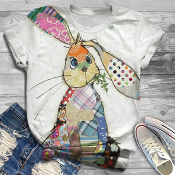 Summer Bohemia Animal Watercolor 3D print T-shirt Υπερμεγέθη γυναικείο ύφασμα σε στυλ μόδας Γυναικεία ρούχα Μπλουζάκια σέξι κοριτσίστικα μπλουζάκια