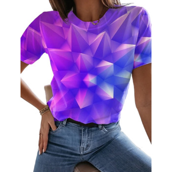 Νέα καινοτομία Zebra Elephant Art Butterfly 3d Printing T-shirt Γυναικεία Harajuku Καλοκαιρινό πολύχρωμα όμορφα κοντομάνικα μπλουζάκια μόδας