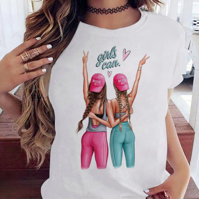 Maycaur Fashion Lady Print női póló Alkalmi Vicces grafikai póló Rövid ujjú póló Ajándék Lady Yong Girl Top pólónak