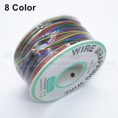 30AWG 0,5 mm PCB leteća premosna žica OK linija Omatanje Fleksibilna izolacija pokositrena 250 metara 820 FT jednostruki vodič