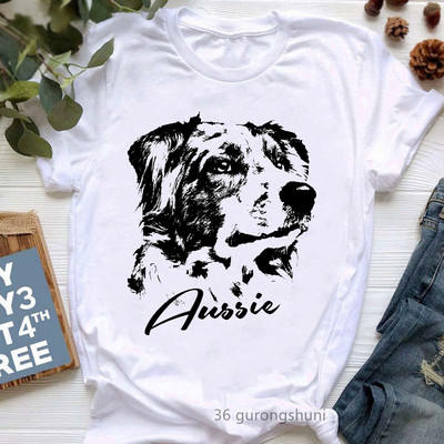 Színes Papillon Dog Animal Print póló Girls Lover Gift póló Femme Harajuku Kawaii ruhák Vicces fehér női póló