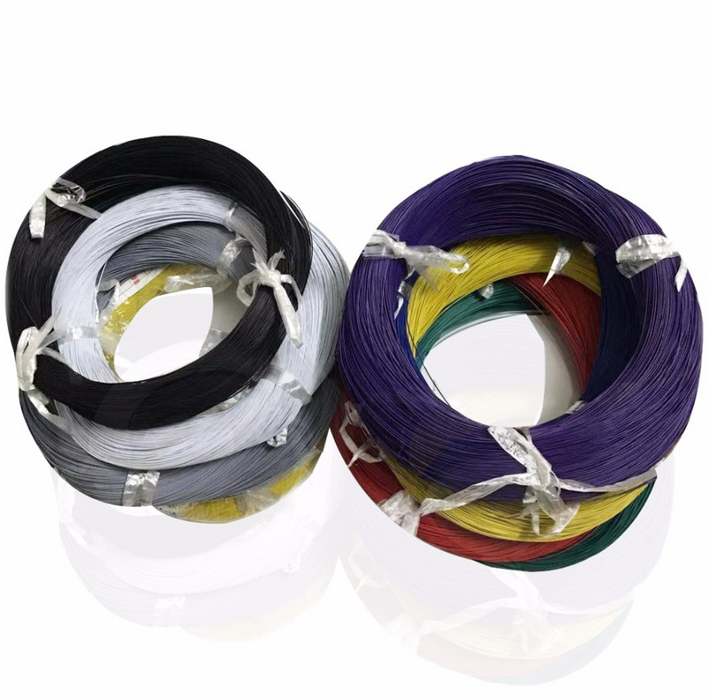 UL1571 32AWG 10 metrų / sklypas itin smulkus 7/0,12TS 32AWG plonas PVC izoliuotas laidas elektros kabelis LED itin smulkaus laido saugos linija