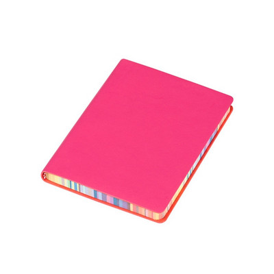 A6 puha fedeles PU notebook jegyzettömb szalag oldalcímke 100 lap Szemápoló papírok Irodai iskolai írószerek W3JD