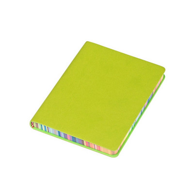 A6 puha fedeles PU notebook jegyzettömb szalag oldalcímke 100 lap Szemápoló papírok Irodai iskolai írószerek W3JD