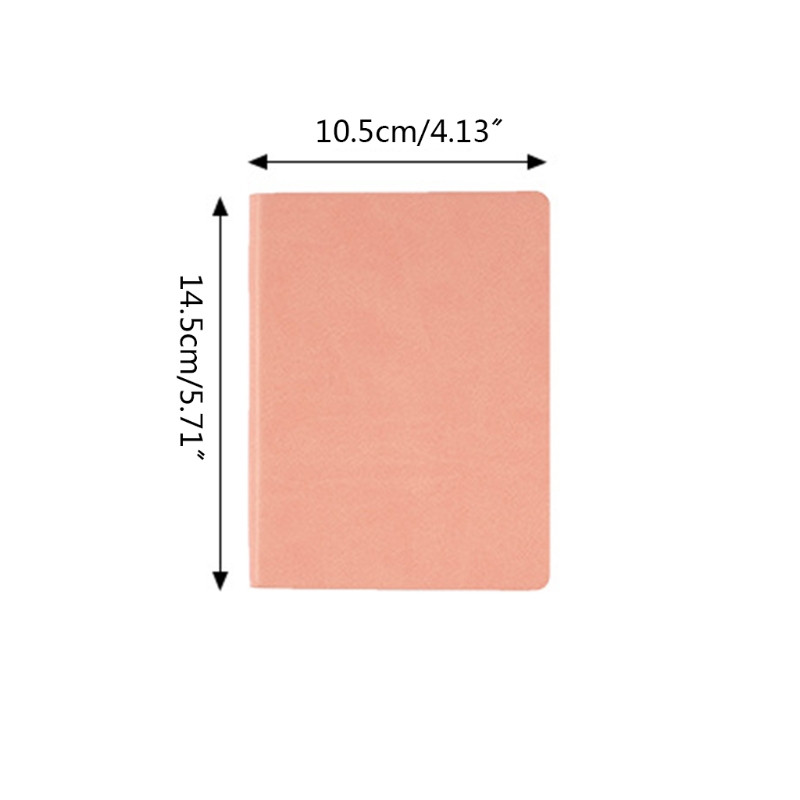 Α6 Μαλακό εξώφυλλο PU Σημειωματάριο Κορδέλα Σελίδας Ετικέτα 100 Φύλλα Χαρτιά Dowling για τα μάτια Σχολικά είδη γραφής W3JD