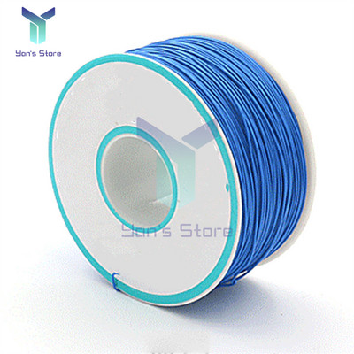 250M 30AWG кабел с тел 8 цвята PCB запояване Fly Iine 0,55 mm макетна платка Jumper Цветна изолационна обвивка Кабел калайдисана чиста мед