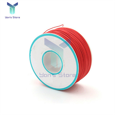 250M 30AWG кабел с тел 8 цвята PCB запояване Fly Iine 0,55 mm макетна платка Jumper Цветна изолационна обвивка Кабел калайдисана чиста мед
