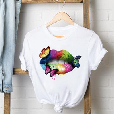 Leopard Coffee Love 90-es évek felső rövid ujjú alkalmi póló Női ruhák Divatos póló Nyári női pólók Grafikus pólók