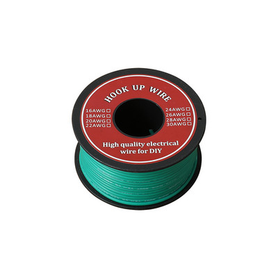 20 м / парчета електрически проводник UL1007 18AWG PVC изолатор, калайдисан меден многожилен електронен проводник, 300 V, свързващ електрически проводник