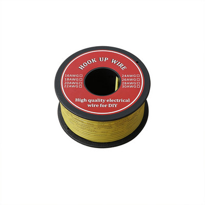 20 м / парчета електрически проводник UL1007 18AWG PVC изолатор, калайдисан меден многожилен електронен проводник, 300 V, свързващ електрически проводник