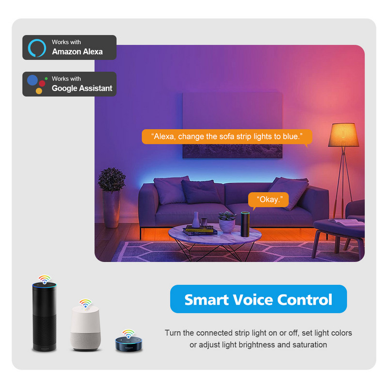 „Magic Home Mini RGB RGBW WiFi“ valdiklis DC12V-24V skirtas LED juostelių skydelio šviesos laiko nustatymo funkcija 16 milijonų spalvų išmaniojo telefono valdymas