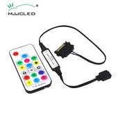 DC 5V 3Pin SATA RGB valdiklis Molex 4Pin kompiuterio korpuso apšvietimo pikselių valdiklis, skirtas WS2812B adresuotoms LED šviesos juostoms