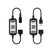 Mini Wireless Bluetoothiga ühilduv LED-ribavalgusti RGB-kontroller Dimmer juhtimiseks USB 5V DC 12V 24V Muusika 5050 Värviline lint