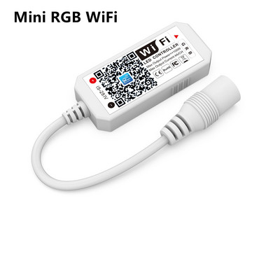 Magic Home DC5V 12V 24V Bluetooth-kompatibilis vezeték nélküli WiFi vezérlő, RGB/RGBW IR RF LED vezérlő WS2811 WS2812 LED szalaghoz