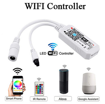 Magic Home Mini RGB RGBW Wifi Controller για LED Strip Panel Light Timeming Λειτουργία 16 εκατομμύρια χρώματα Έλεγχος Smartphone