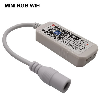 Magic Home Mini RGB RGBW Wifi vezérlő LED szalagpanelhez, fényidőzítő funkció 16 millió szín okostelefonos vezérlés