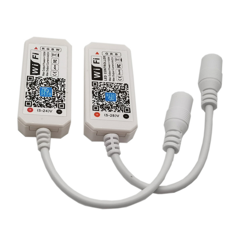 Magic Home Mini RGB RGBW Wifi vezérlő LED szalagpanelhez, fényidőzítő funkció 16 millió szín okostelefonos vezérlés