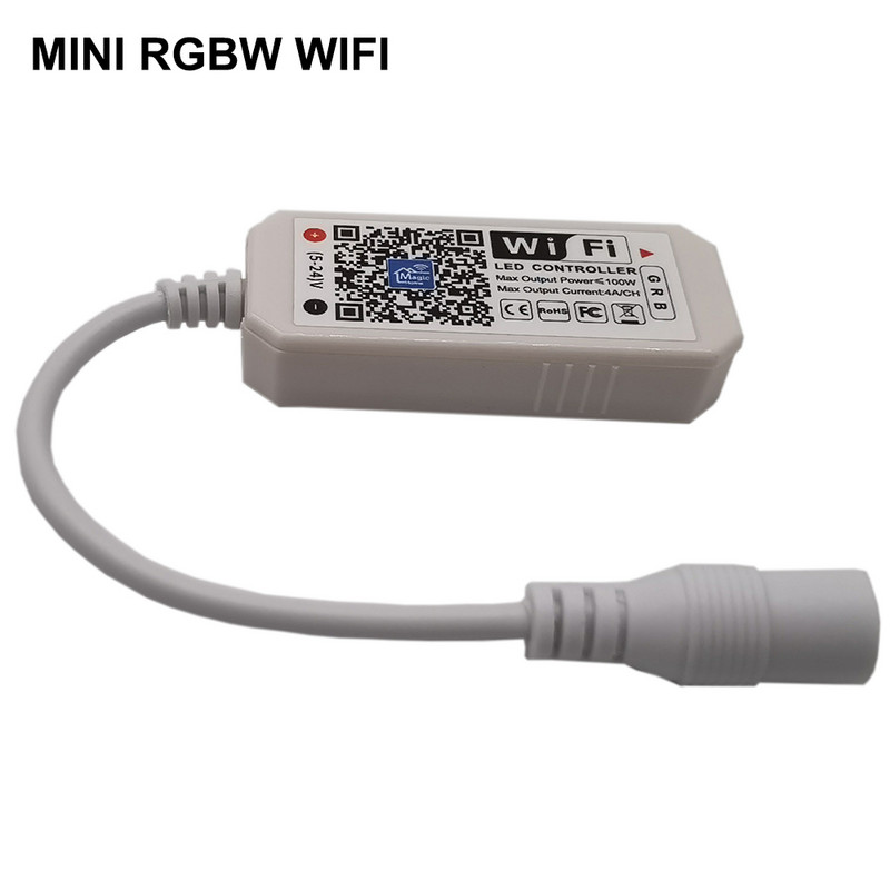 Magic Home Mini RGB RGBW Wifi vezérlő LED szalagpanelhez, fényidőzítő funkció 16 millió szín okostelefonos vezérlés