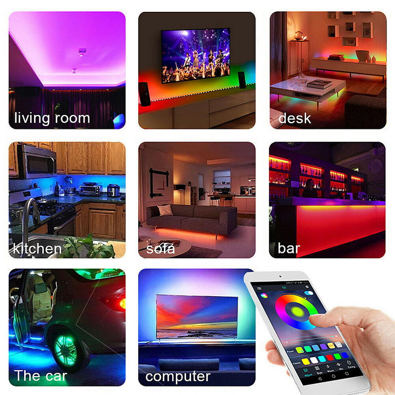 Magic Home Mini RGB RGBW WiFi vezérlő DC12-24V LED szalagos panelhez, fényidőzítési funkció 16 millió szín okostelefonos vezérlés