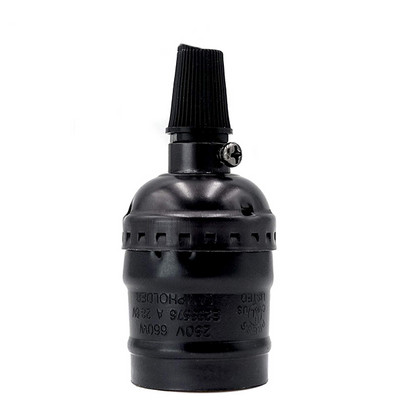 Grensk Retro Antik Lámpatalp E27 Vintage Alumínium lámpatartó Csavaros LED-es izzók foglalat 4 Szín kapcsoló illesztő adapterrel