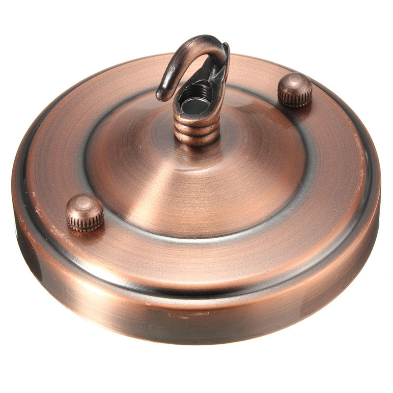 Lámpatalp kampó 105mm átmérő Vintage Retro antik mennyezeti rózsa kampós lemeztartó Izzó illesztés csillár lámpatartozék