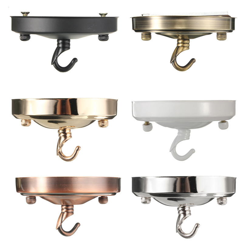 Lámpatalp kampó 105mm átmérő Vintage Retro antik mennyezeti rózsa kampós lemeztartó Izzó illesztés csillár lámpatartozék