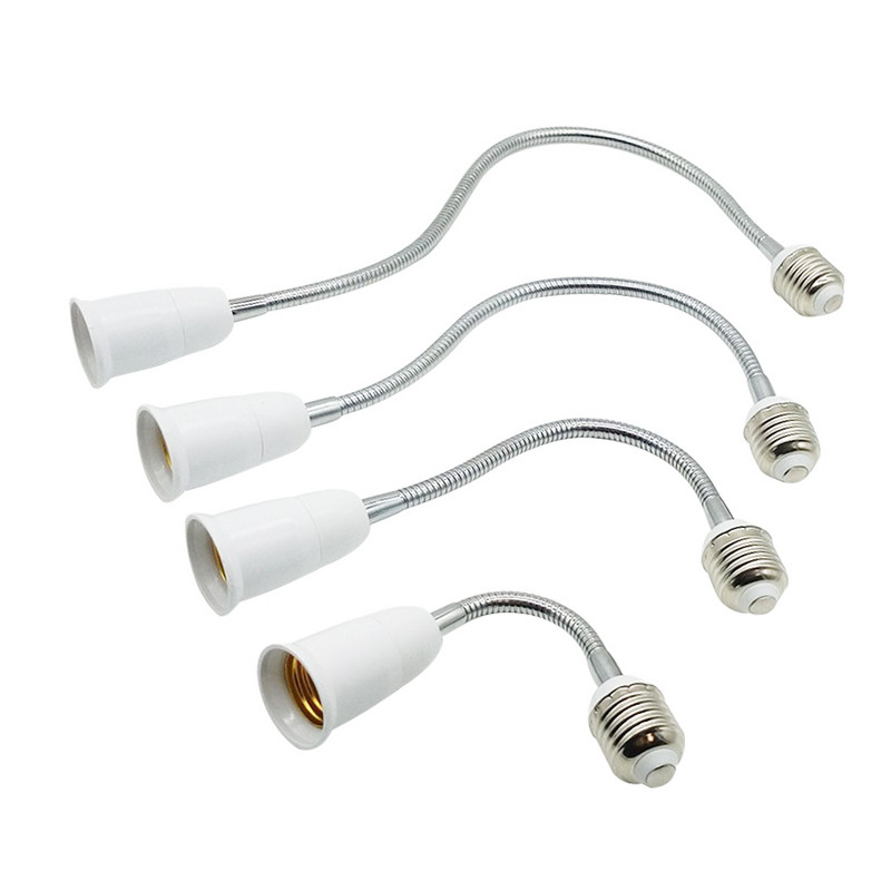 E27-től E27-ig meghosszabbítható lámpatalp lámpatartó konverter LED-es lámpatalp E27 foglalat hosszabbító adapter csavar 6/9/15/20/30/35/60cm