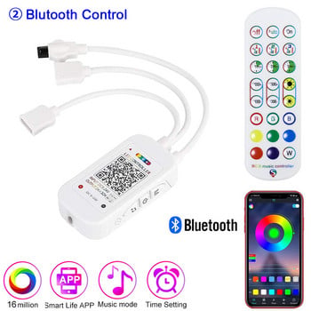 Έξυπνο χειριστήριο Tuya για Led RGB Strip Light Tape Dimmer DC12V IR Remote Bluetooth APP Έλεγχος Wifi Εργασία με Alexa Google Home