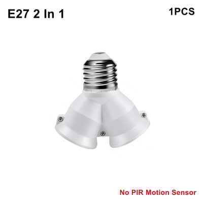LED Smart 110V 220V PIR indukciós infravörös mozgásérzékelő E27 LED lámpa talptartó világítással Vezérlő kapcsoló Izzó foglalat adapter