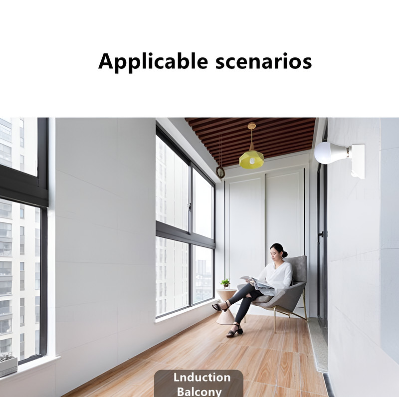 LED Smart 110V 220V PIR indukciós infravörös mozgásérzékelő E27 LED lámpa talptartó világítással Vezérlő kapcsoló Izzó foglalat adapter