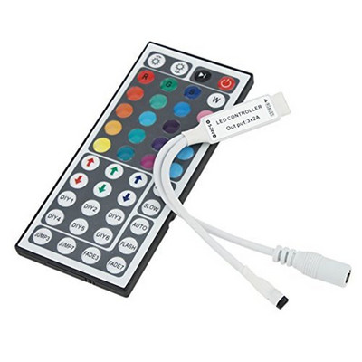 Led vezérlő LED IR RGB vezérlő LED fényvezérlő IR távirányító DC12V RGB 3528 5050 LED szalaghoz
