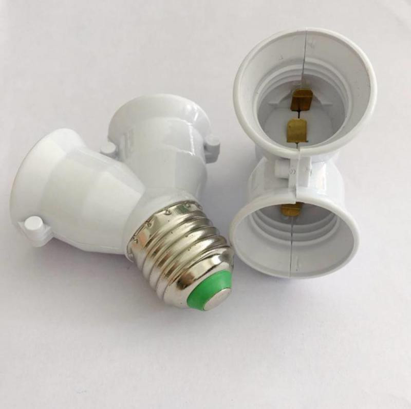 E27 LED-es alaplámpa izzó foglalat tartó osztó adapter lámpa tartó foglalat izzótartó nappali hálószoba ágy mellé