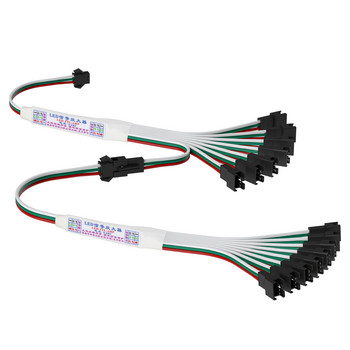 Ενισχυτής σήματος Mini TTL Repeater για WS2812B WS2811 16703 SK6812 3Pin RGBIC Διευθυνσιοδοτούμενη μονάδα λωρίδας LED 1 έως 4/8 5-24V
