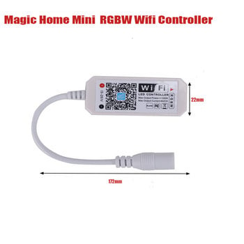 Magic Home Mini RGB Wifi Controller για LED Strip Panel Light Timeming Λειτουργία 16 εκατομμύρια χρώματα Έλεγχος Smartphone