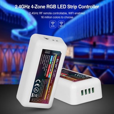 Mi Light Mi boxer 2.4G RF vezeték nélküli egyszínű fényerőszabályzó CCT RGB RGBW RGB+CCT FUT035 FUT036 FUT037 FUT038 FUT039 led szalag vezérlés