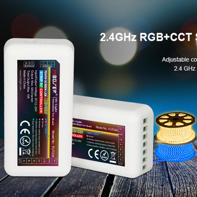 Mi Light Mi boxer 2.4G RF vezeték nélküli egyszínű fényerőszabályzó CCT RGB RGBW RGB+CCT FUT035 FUT036 FUT037 FUT038 FUT039 led szalag vezérlés