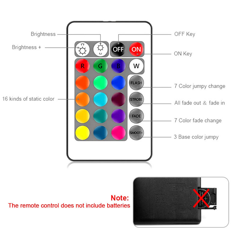 DC12V 24V RGB vezérlő Zene BT Smart APP vezérlés 24 gombos IR távirányítóval vagy Bluetooth-kompatibilis 5050 RGB LED szalaglámpához