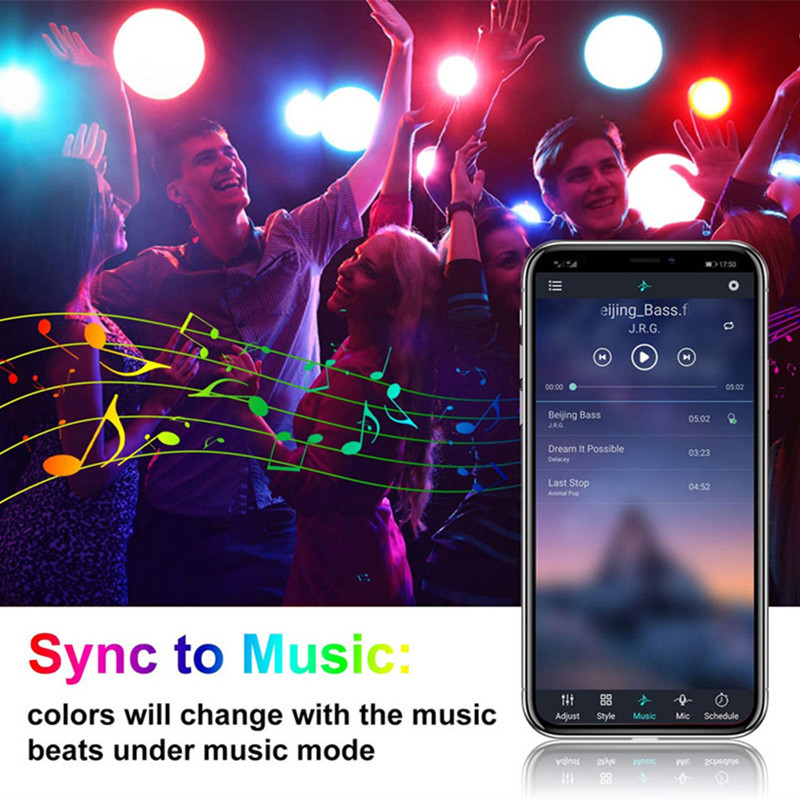 Bluetooth RGB LED vezérlő DC5-24V MIC Music Timer 40 gombos IR távirányító vezeték nélküli APP 5050 2835 SMD COB fénycsíkhoz