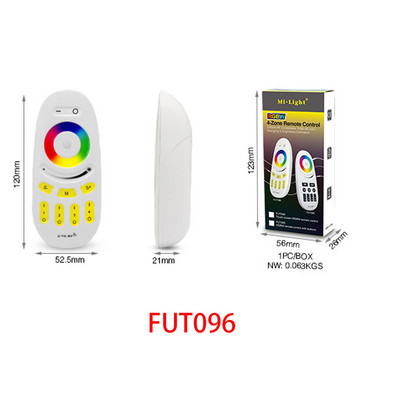 Miboxer távirányító 2.4G RF gomb/érintő vezeték nélküli távirányító RGB CCT All Milight 2.4G led izzó FUT096/FUT006 tartó