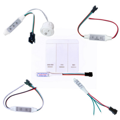 DC5-24V LED upravljačka ploča Reflux Pixel kontroler za WS2811 bijelo/toplo bijelo svjetlo koje teče za konjske utrke