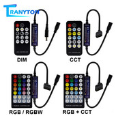 Új LED RF vezérlő 14/17/28 gombos távirányítóval egyszínű / dupla fehér / RGB / RGBW / RGB+CCT LED szalaglámpákhoz
