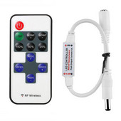 Egyszínű Led vezérlő DC5-24V LED távszabályozóval 5050 3528 2835 egyszínű LED szalaghoz