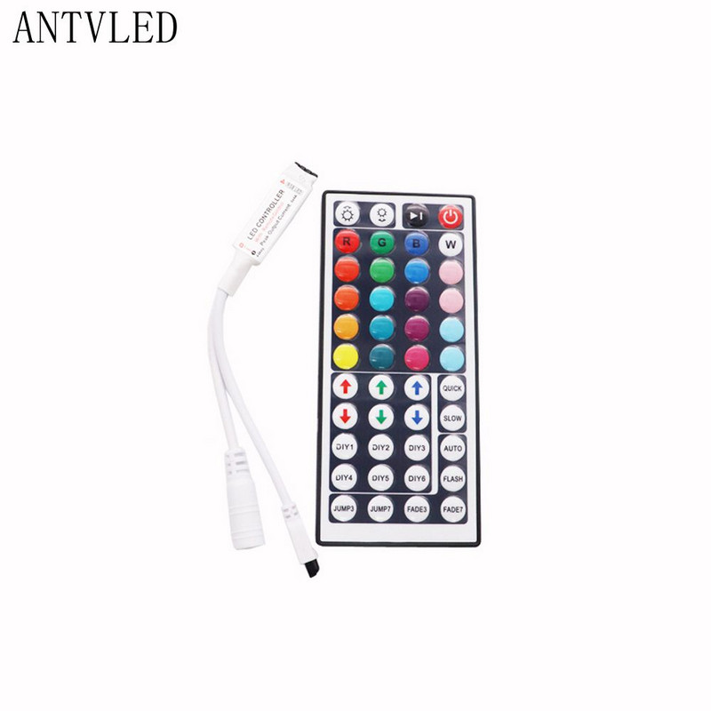 Led vezérlő Mini 17 gombos RF vezérlő / Mini 24 gombos RGB IR vezérlő / 44 gombos IR távirányító Led vezérlő 3528 5050 RGB Ledhez