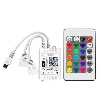 Wifi RGB IR LED контролер Magic Home 5V-24V 24Key Дистанционно управление 1/2 изход за RGB LED лентови светлини